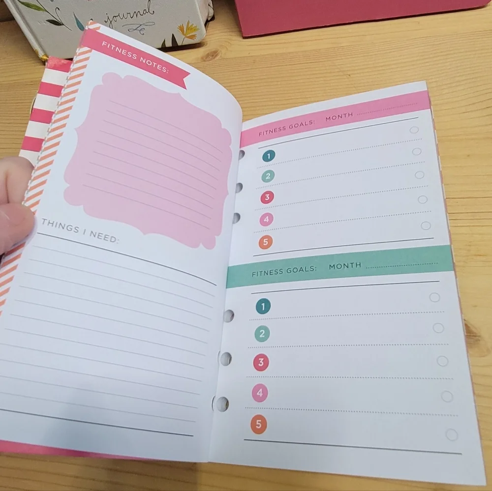 Plan pause reflect daily affirmation journal, fitness and one good deed …